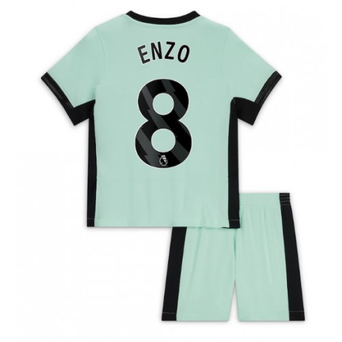 Chelsea Enzo Fernandez #8 Rezervni Dres za djecu 2023-24 Kratak Rukav (+ Kratke hlače)